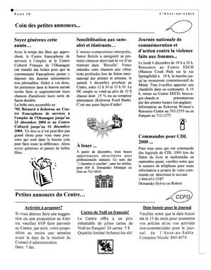   L'ANSE-AU-SABLE, 2004   , page 10