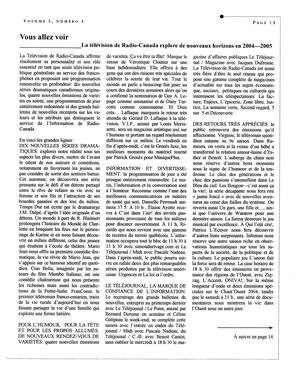   L'ANSE-AU-SABLE, 2004   , page 13