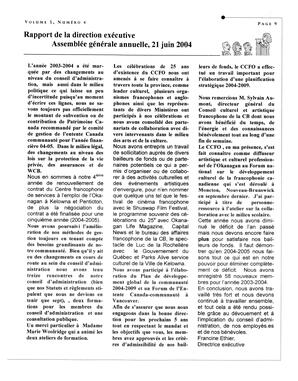   L'ANSE-AU-SABLE, 2004   , page 9