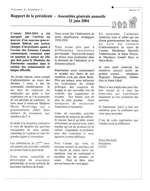   L'ANSE-AU-SABLE, 2004   , page 7
