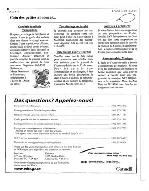   L'ANSE-AU-SABLE, 2004   , page 6