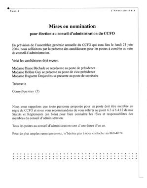   L'ANSE-AU-SABLE, 2004   , page 4
