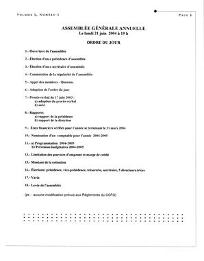   L'ANSE-AU-SABLE, 2004   , page 3