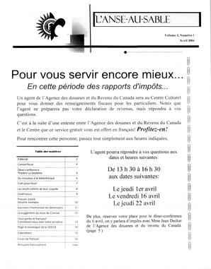   L'ANSE-AU-SABLE, 2004   , page 1