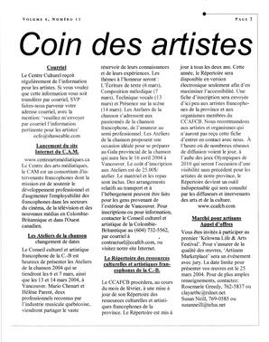  L'ANSE-AU-SABLE, 2004   , page 7