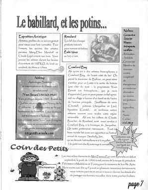   LA VOIX DES KOOTENAYS, 2002   , page 7