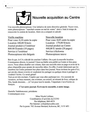  L'ANSE-AU-SABLE, 2003   , page 4