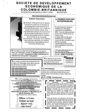   L'ANSE-AU-SABLE, 2003   , page 16