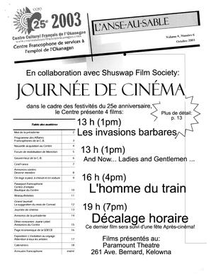   L'ANSE-AU-SABLE, 2003   , page 1
