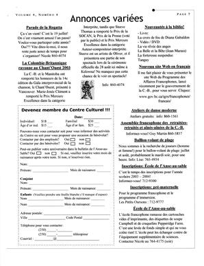   L'ANSE-AU-SABLE, 2003   , page 7