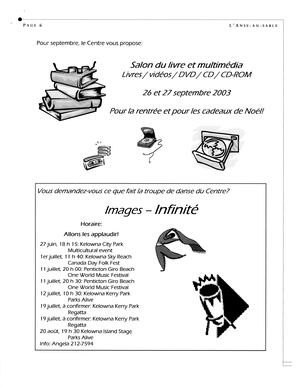   L'ANSE-AU-SABLE, 2003   , page 6