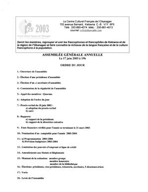   L'ANSE-AU-SABLE, 2003   , page 2