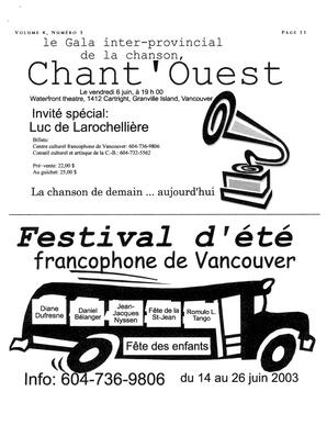  L'ANSE-AU-SABLE, 2003   , page 15