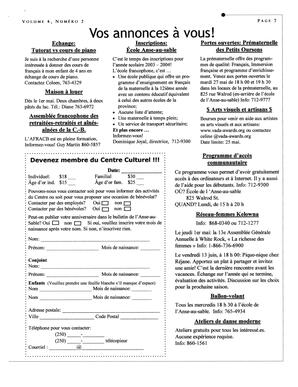   L'ANSE-AU-SABLE, 2003   , page 7