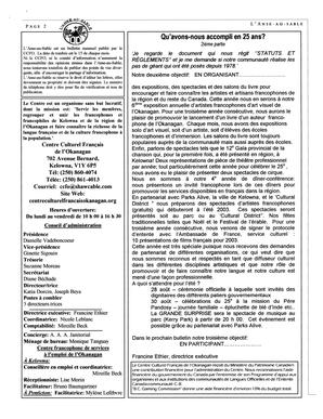   L'ANSE-AU-SABLE, 2003   , page 2
