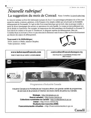   L'ANSE-AU-SABLE, 2003   , page 6