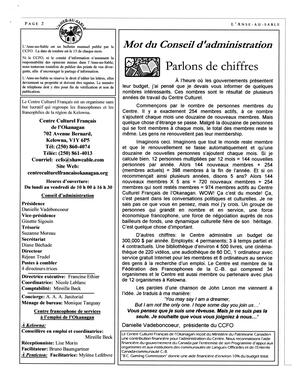   L'ANSE-AU-SABLE, 2003   , page 2