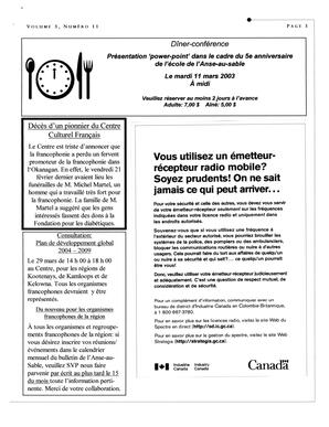   L'ANSE-AU-SABLE, 2003   , page 14