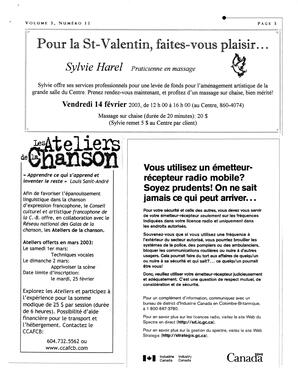  L'ANSE-AU-SABLE, 2003   , page 3