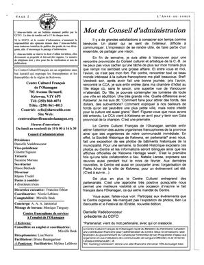   L'ANSE-AU-SABLE, 2003   , page 2