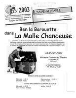 L'ANSE-AU-SABLE, 2003