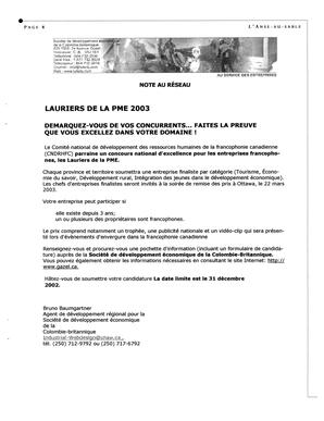   L'ANSE-AU-SABLE, 2002   , page 4