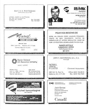   L'ANSE-AU-SABLE, 1990   , page 16