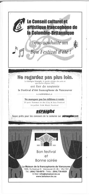   FESTIVAL D'ÉTÉ, 2005   , page 7