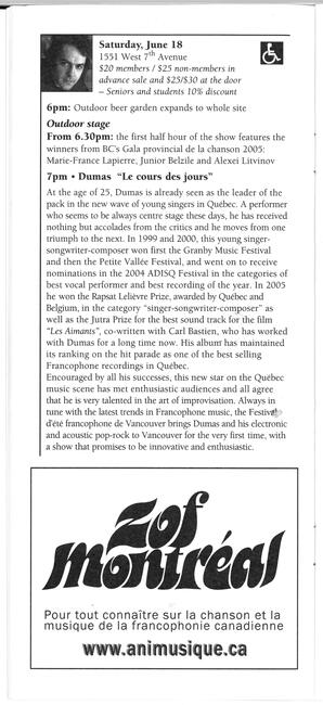   FESTIVAL D'ÉTÉ, 2005   , page 25