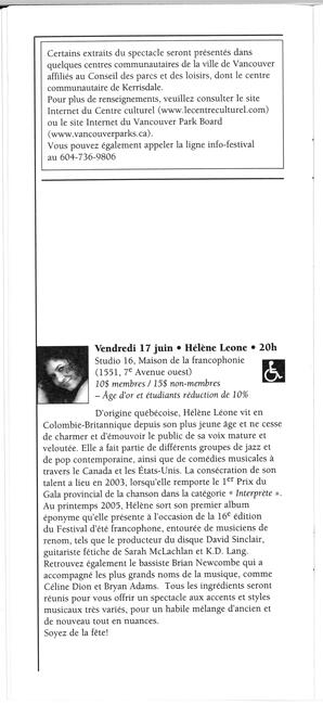   FESTIVAL D'ÉTÉ, 2005   , page 2
