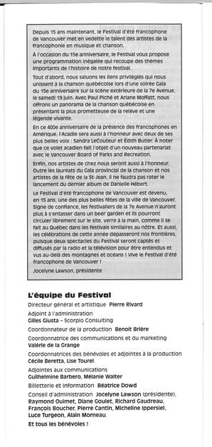   FESTIVAL D'ÉTÉ, 2004   , page 4