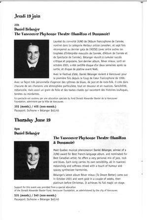   FESTIVAL D'ÉTÉ, 2003   , page 8