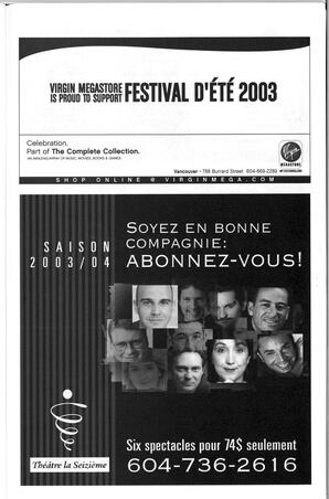   FESTIVAL D'ÉTÉ, 2003   , page 27