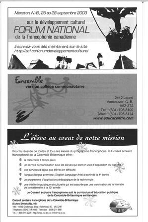   FESTIVAL D'ÉTÉ, 2003   , page 26
