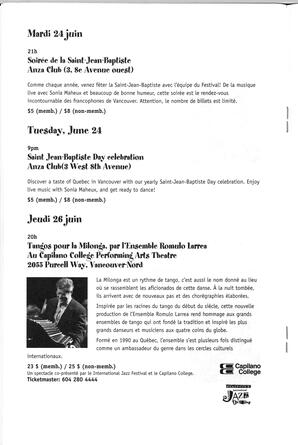  FESTIVAL D'ÉTÉ, 2003   , page 16