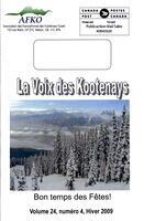 LA VOIX DES KOOTENAYS, 2009