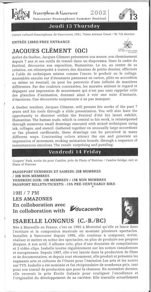   FESTIVAL D'ÉTÉ, 2002   , page 15