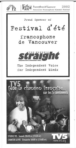   FESTIVAL D'ÉTÉ, 2002   , page 14