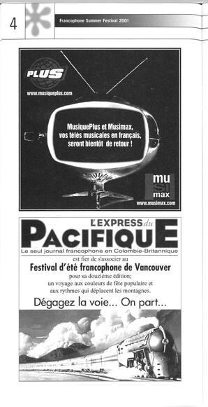   FESTIVAL D'ÉTÉ, 2001   , page 6