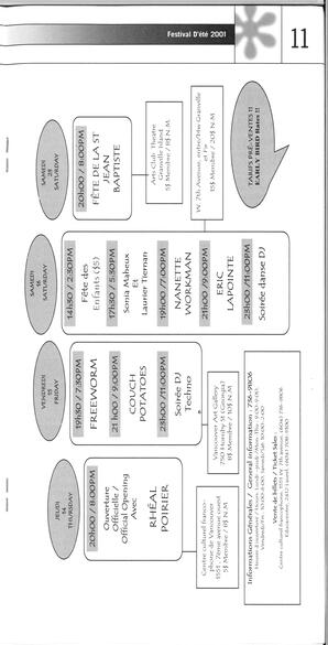   FESTIVAL D'ÉTÉ, 2001   , page 13