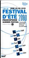 FESTIVAL D'ÉTÉ, 2000