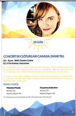   FESTIVAL D'ÉTÉ, 2019   , page 34