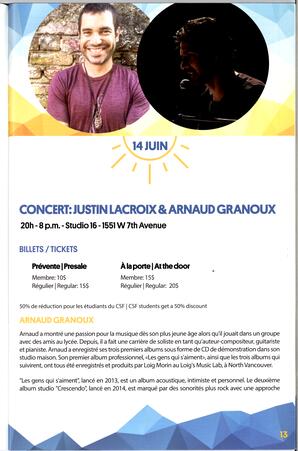   FESTIVAL D'ÉTÉ, 2019   , page 13