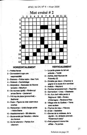  LA VOIX DES KOOTENAYS, 2009   , page 27