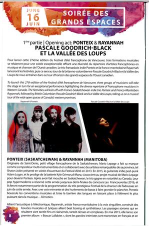   FESTIVAL D'ÉTÉ, 2016   , page 8