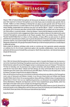   FESTIVAL D'ÉTÉ, 2016   , page 4