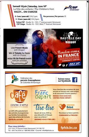   FESTIVAL D'ÉTÉ, 2016   , page 15