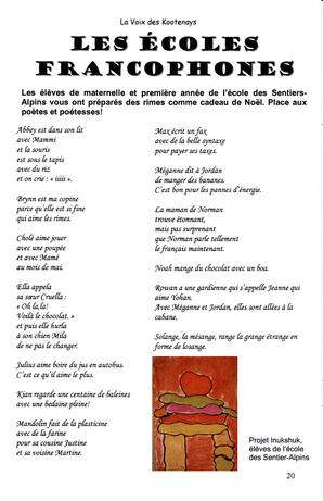   LA VOIX DES KOOTENAYS, 2009   , page 20
