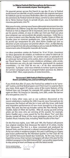   FESTIVAL D'ÉTÉ, 2015   , page 3