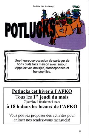   LA VOIX DES KOOTENAYS, 2009   , page 18